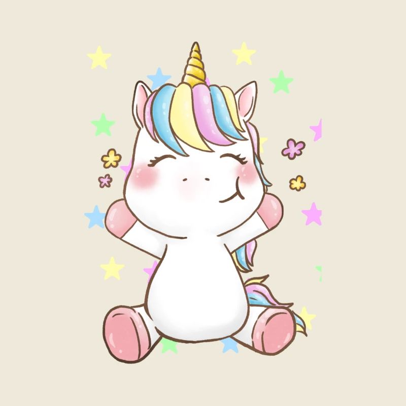 Licorne heureuse