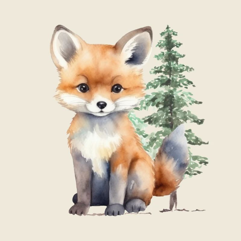 Renard dans la forêt