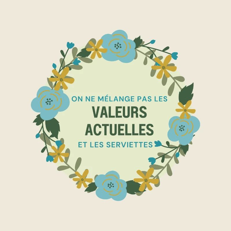 Les Valeurs Actuelles et les serviettes