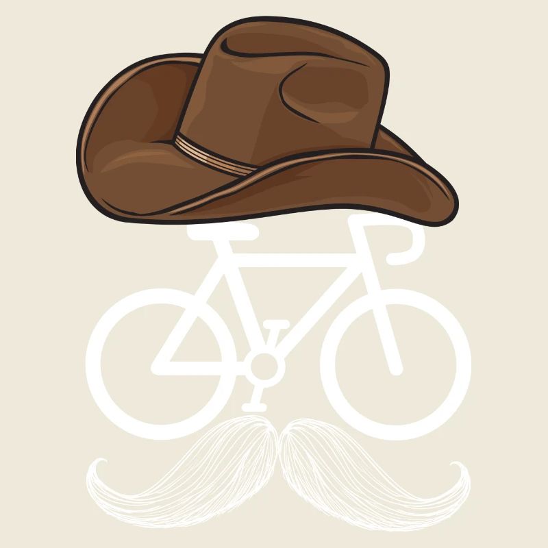 Hipster-Radfahrer