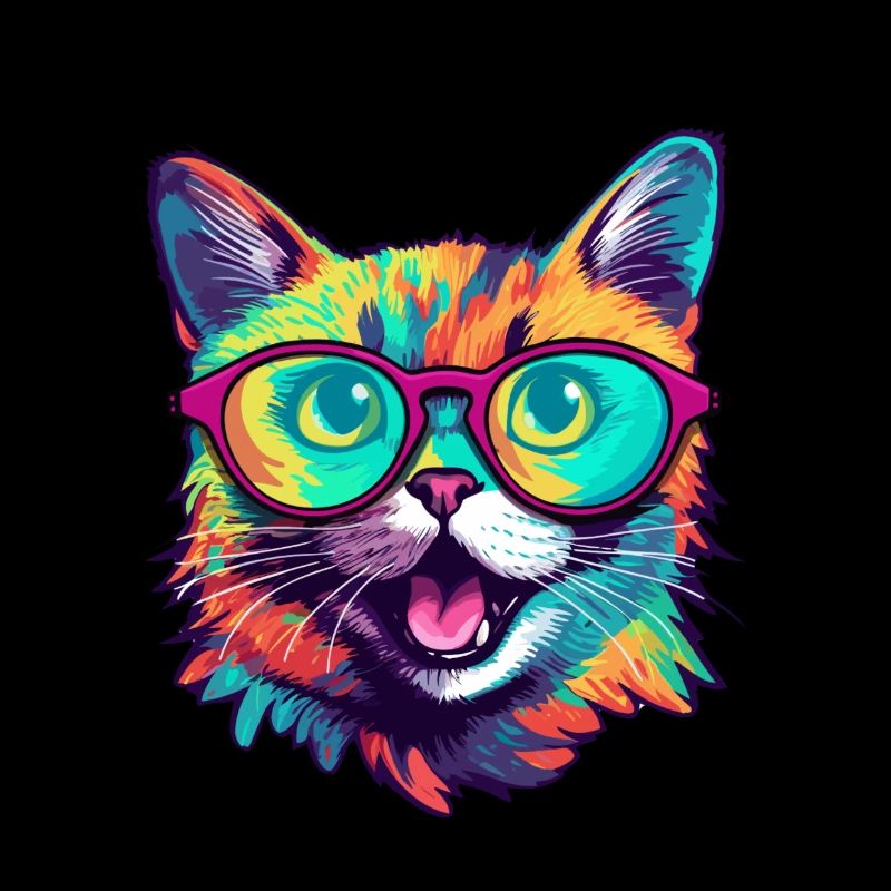 crazy cat