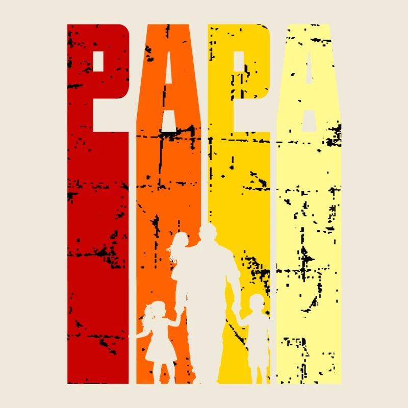 Papa 3 Kinder stolzer