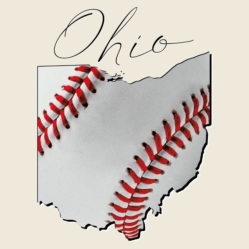 Ohio (États-Unis) | Vrai baseball | Script de carte