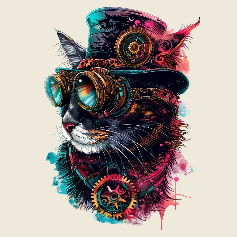 Cyberpunk Katze