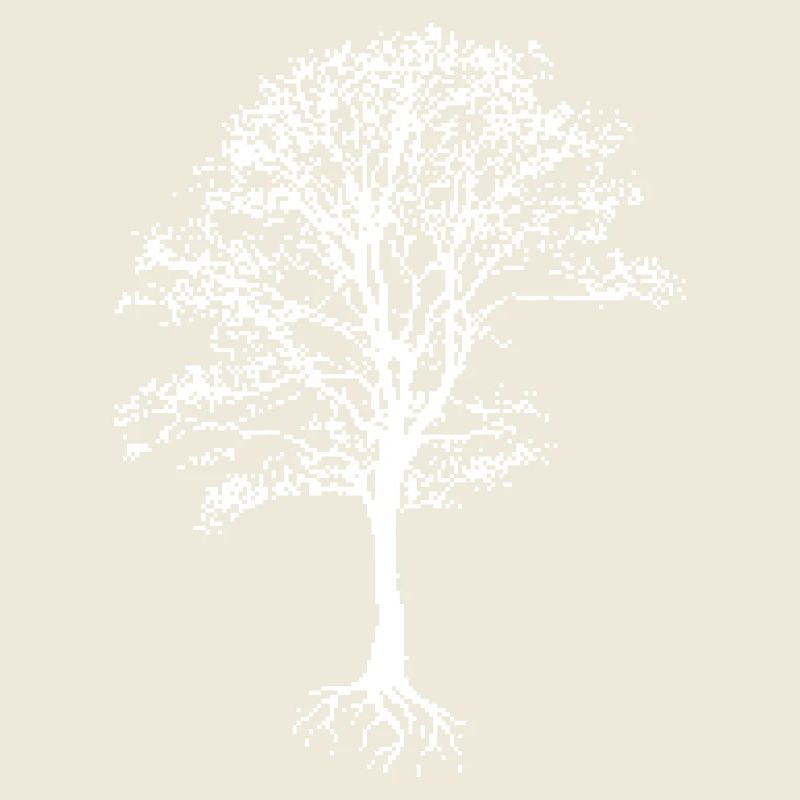 pixel tree - gaming and nature