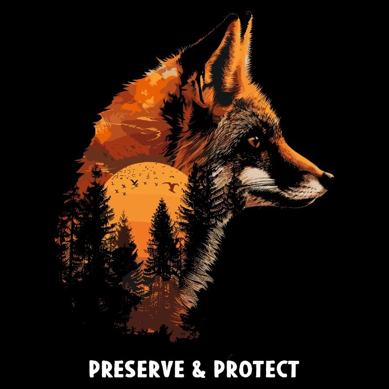 Protéger Renard, Forêt, Animal, Nature