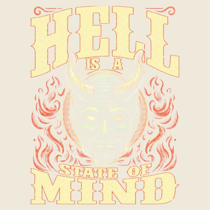 Retro Demon Design Hell ist ein Geisteszustand