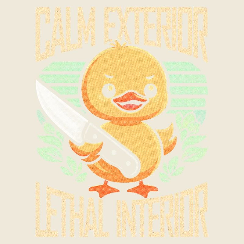 Calm Exterior Lethal interior kawaii Duck & Knife