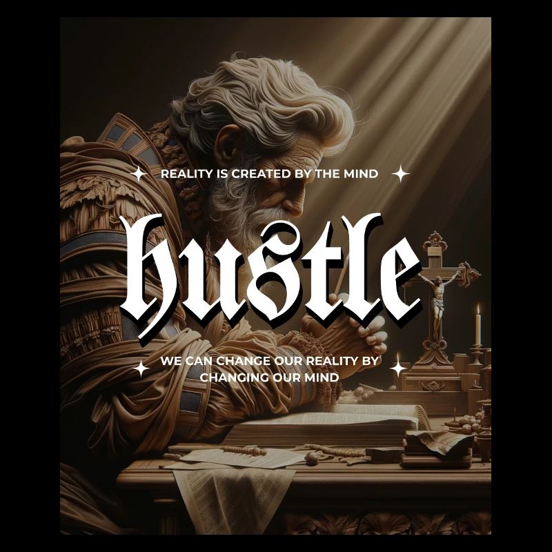 Hustle Renaissance Gemälde Betender Mann