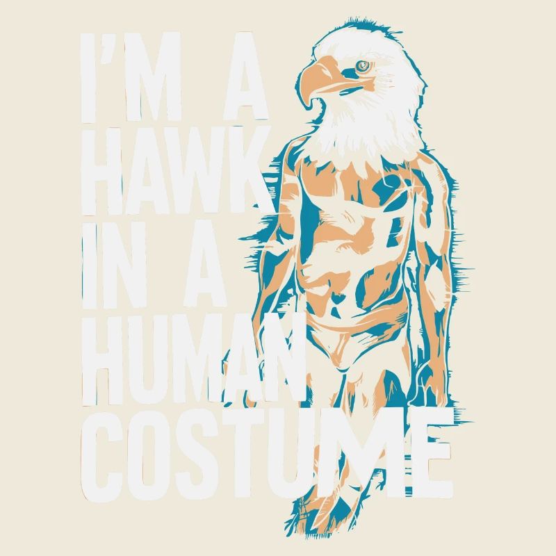 Free as a falcon in a human costume