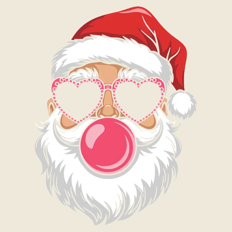 Cool Père Noël Tendance Drôle