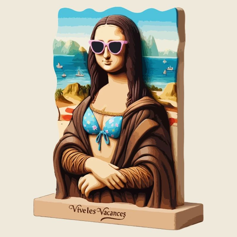 Mona Lisa on holiday