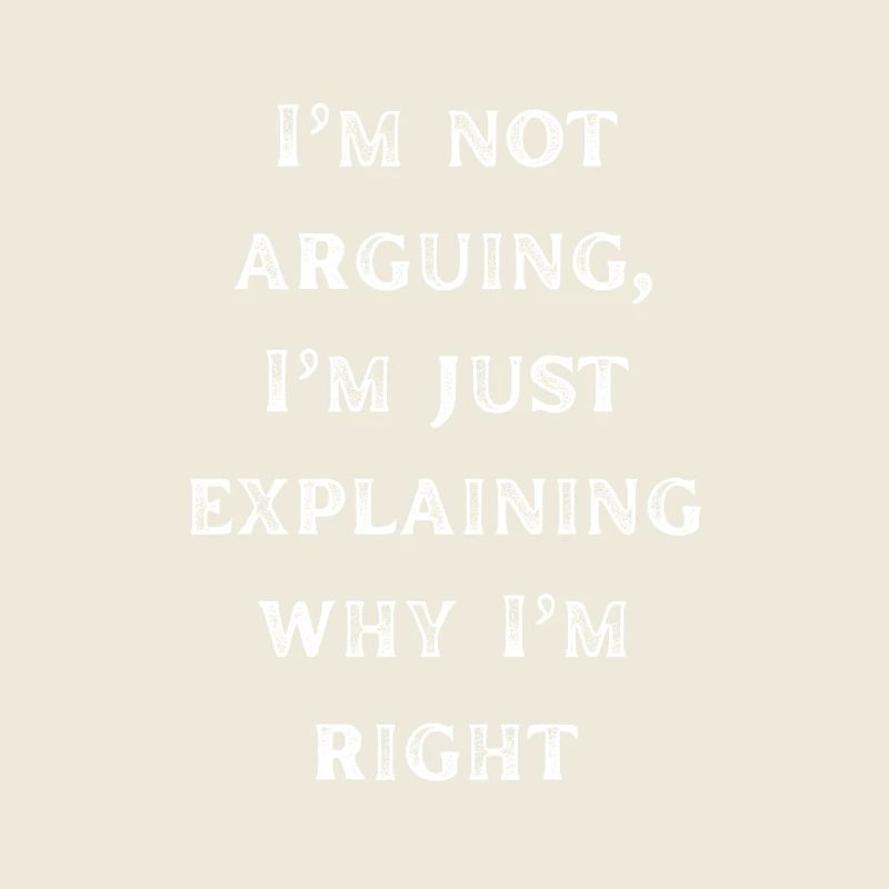 Not Arguing