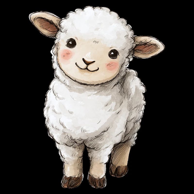 Süßes Baby Schaf