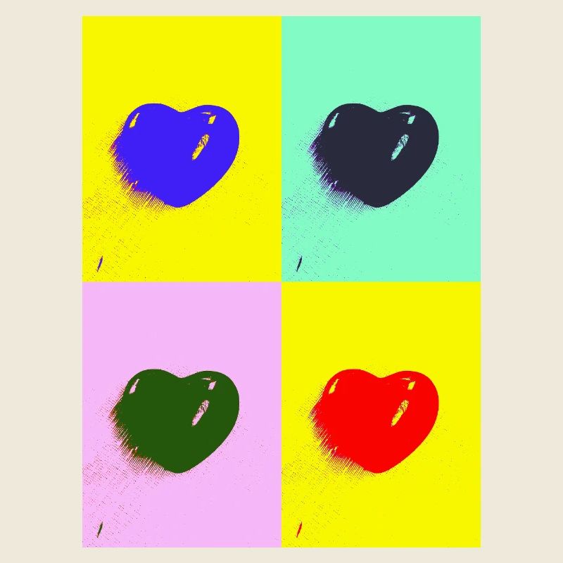 Pop-Art-Herz