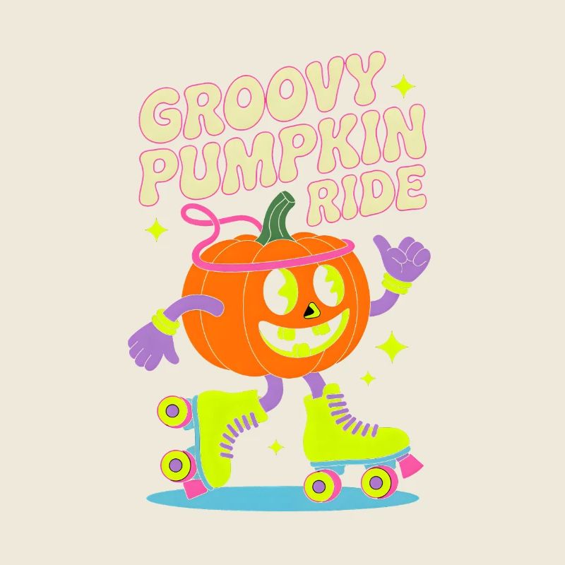 Groovy Pumpkin Inline Skate