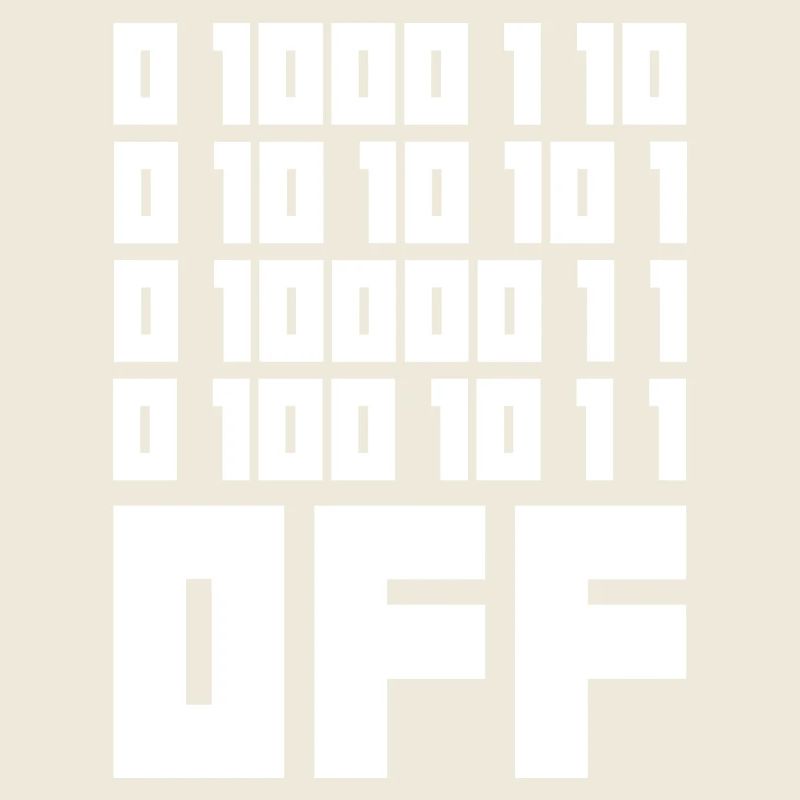 Binary Code F**k OFF – Humour Nerd & Geek Code