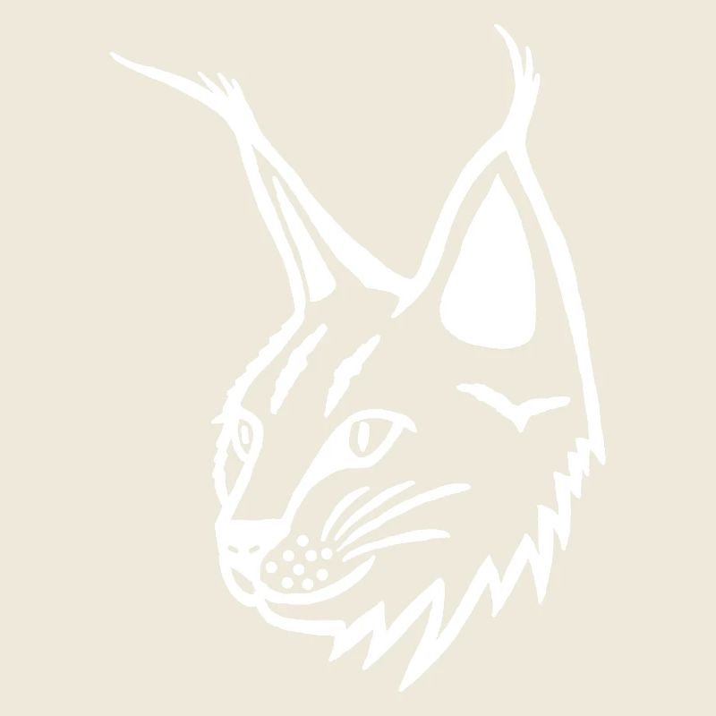 Portrait du lynx blanc