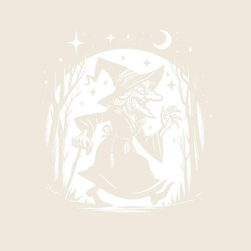 Funny Witch Design – Bande dessinée amusante