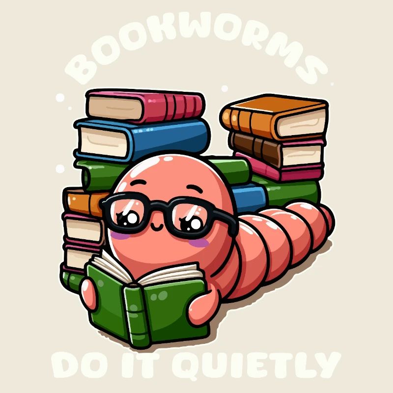 Cartoon book lovers