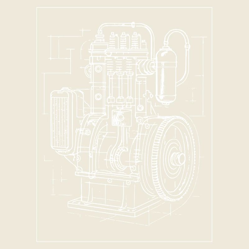 Industrial Engine Blueprint