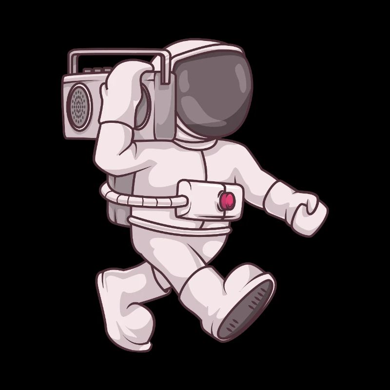 Astronauten-Ghettoblaster