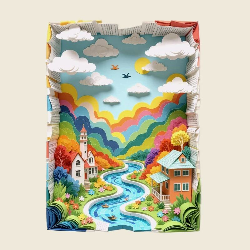 Ville faite de papier