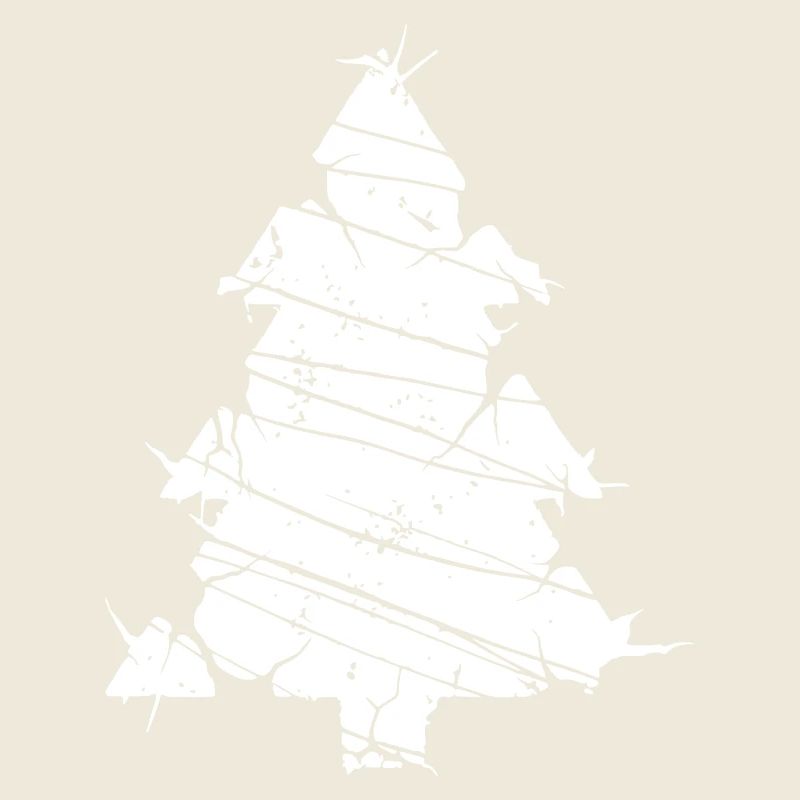 Christmas Tree Mosaic Sliver Art Vector