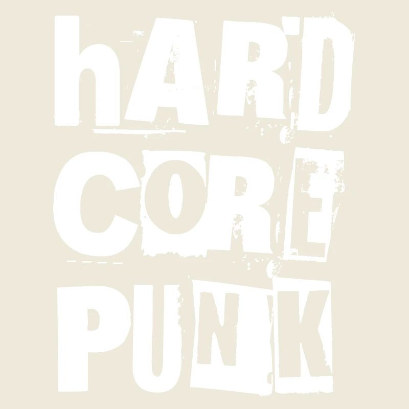 Hardcore Punk Distressed Typography
