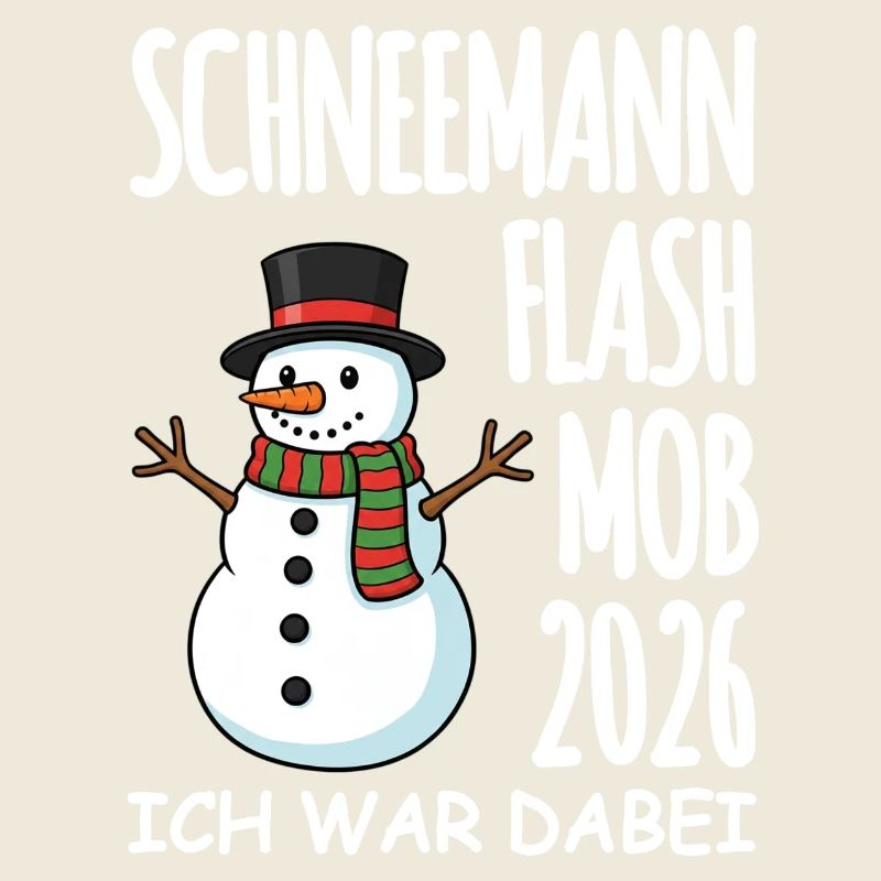 Schneemann Flashmob