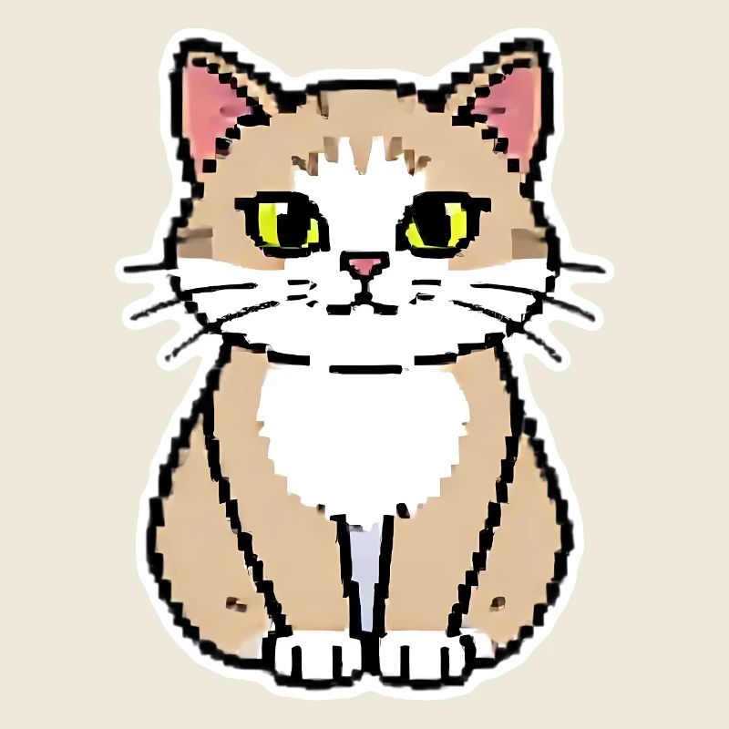 Katze Pixel Art