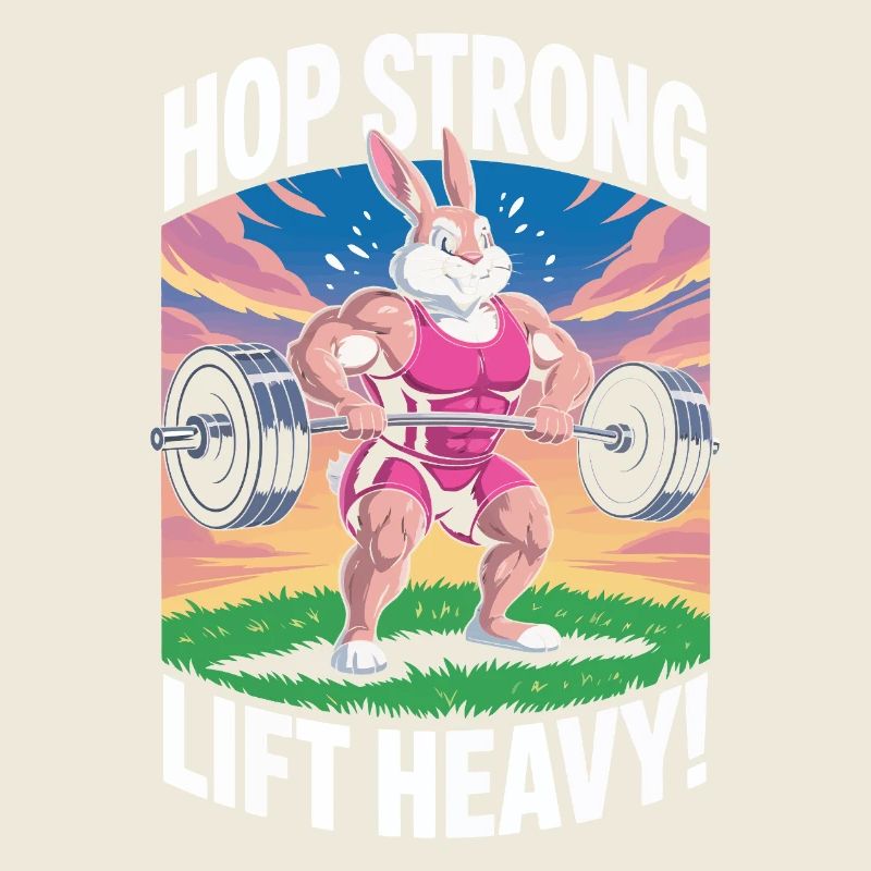 Spring stark. Hebe schwer