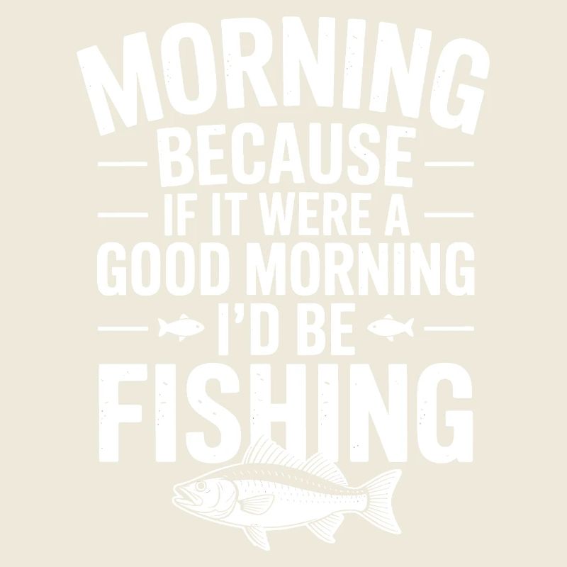 Citation de pêche matinale Tee