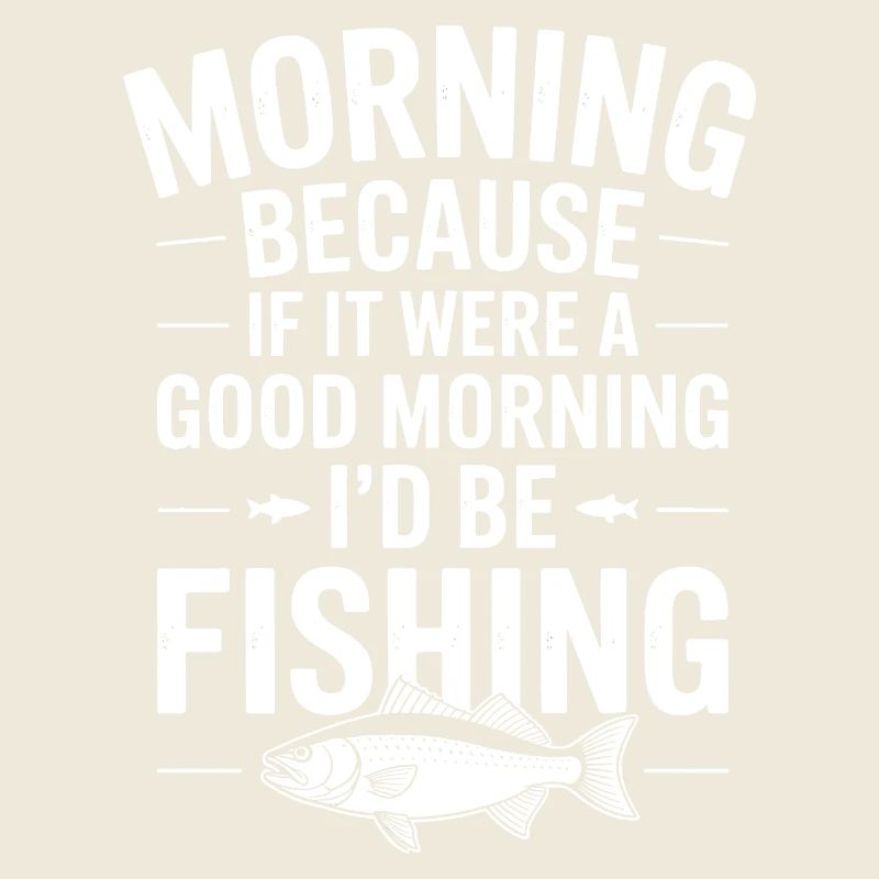 Illustration de citation de pêche matinale