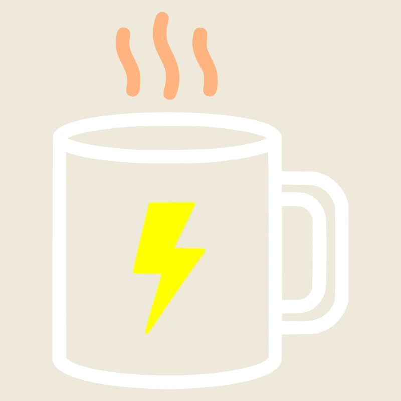 Kaffeebecher Energie Blitz