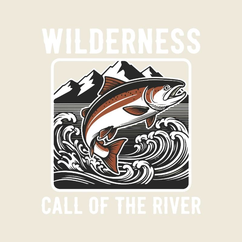Wild trout fishing River Mountain