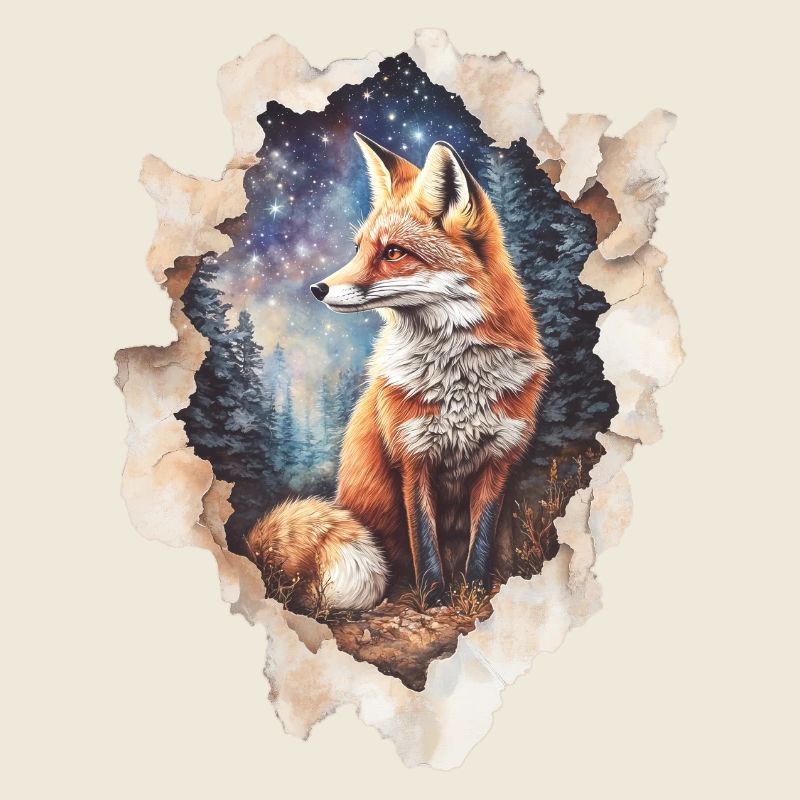 Fox Starry Sky
