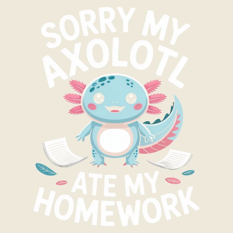 Excuse des devoirs d’Axolotl
