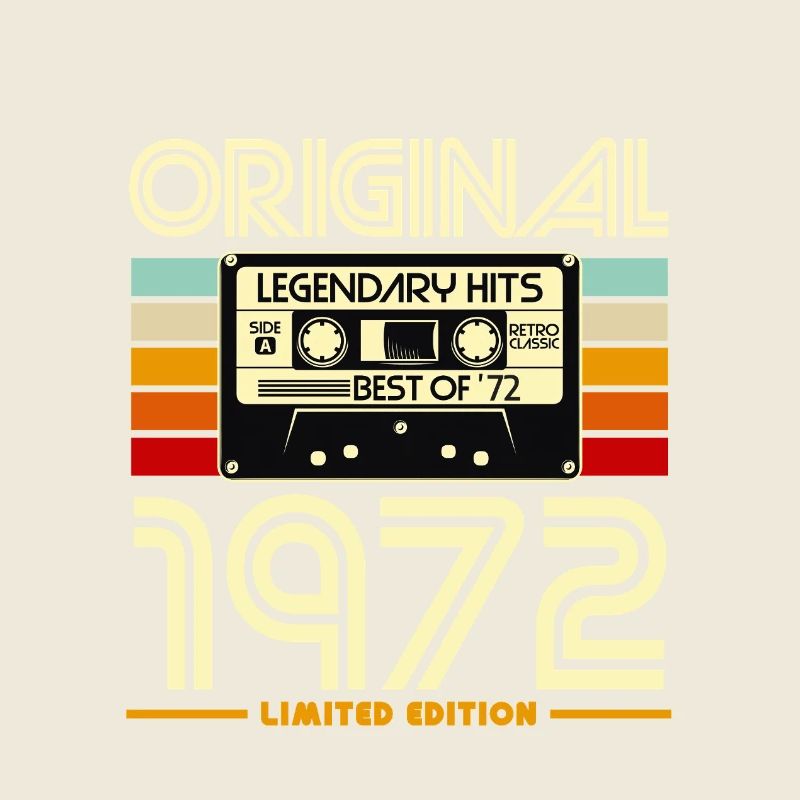 Cassette Originale 1972 Rétro