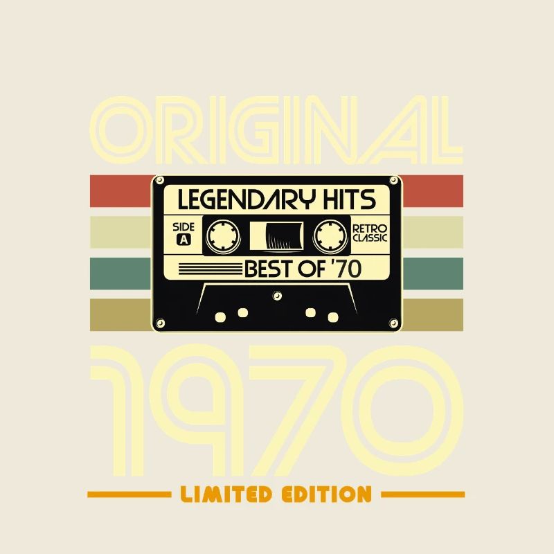 Original 1970's Retro Cassette