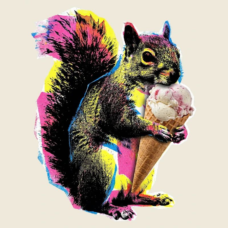 Eichhörnchen Eis