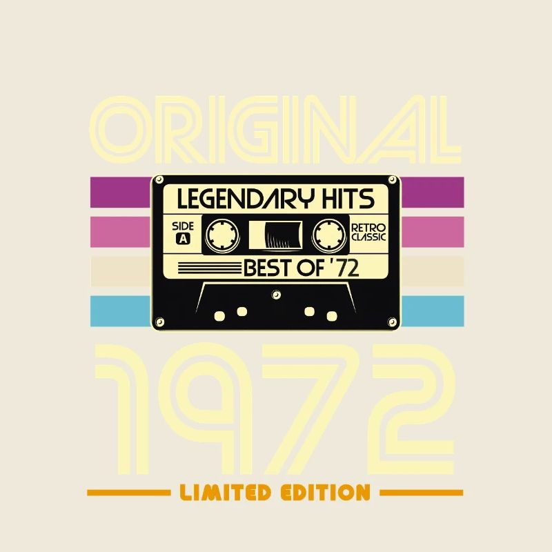 Original 1972 Cassette Retro
