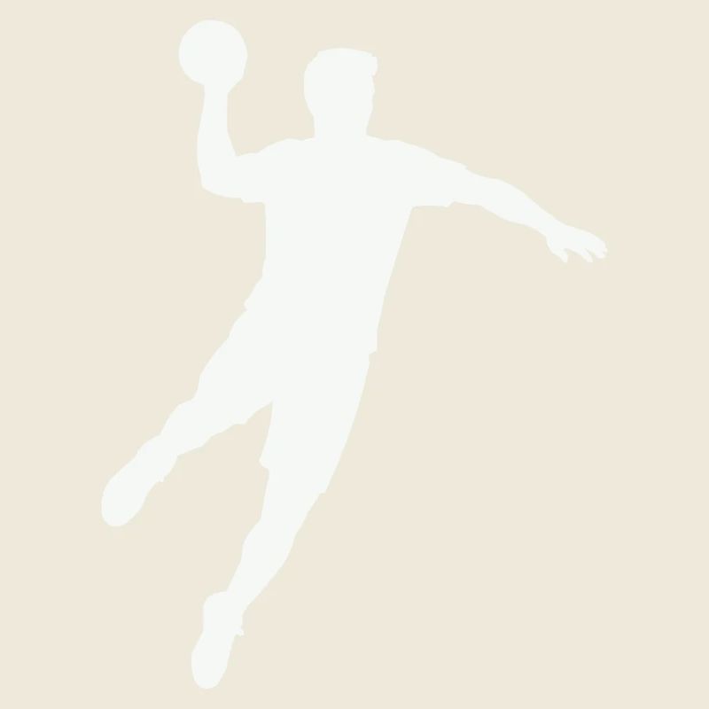 Balle de la silhouette de handball