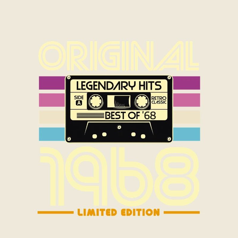 Original 1968 Hits Cassette Retro