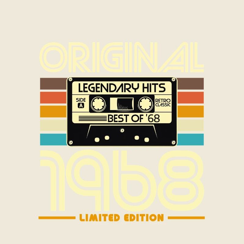 Original 1968 Cassette Retro