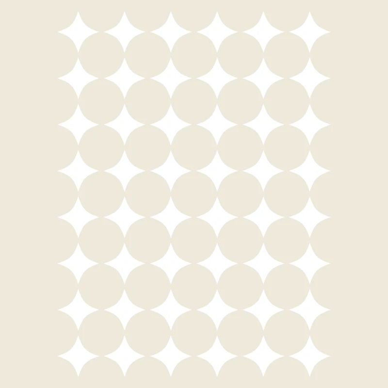 Polka Dot Grid: Bold Black Circles