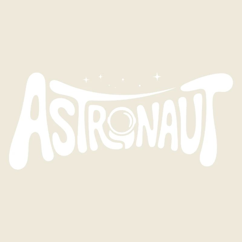 Astronaut - Cool Astonomy Logo