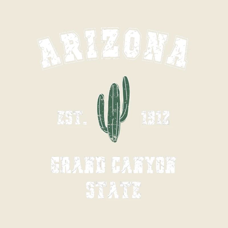 Arizona Cactus Retro Saguaro Cactus Vintage Love