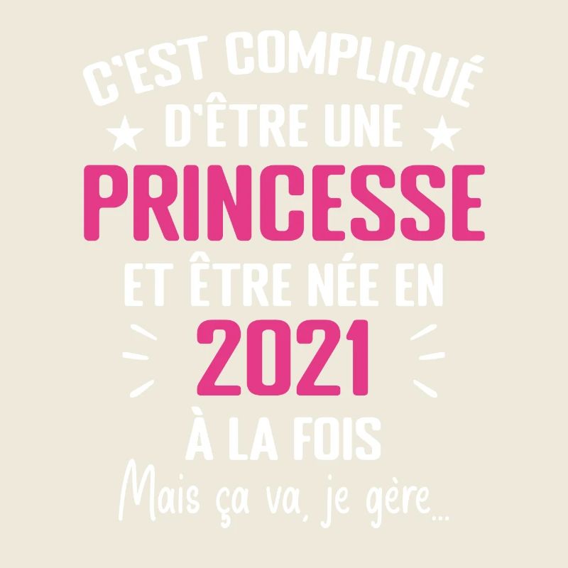 Princesse Née en 2021 - Cadeau D'anniversaire 2021