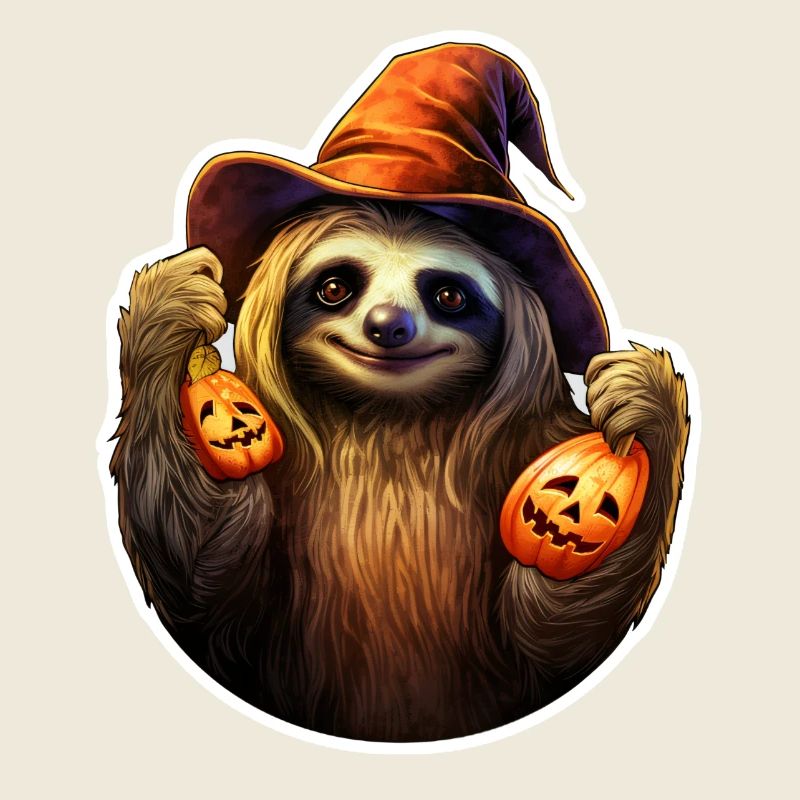 Halloween Faultier 2